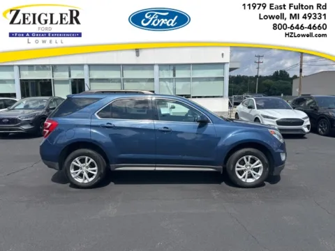 Blue 2017 Chevrolet Equinox LT for sale in Lowell, MI