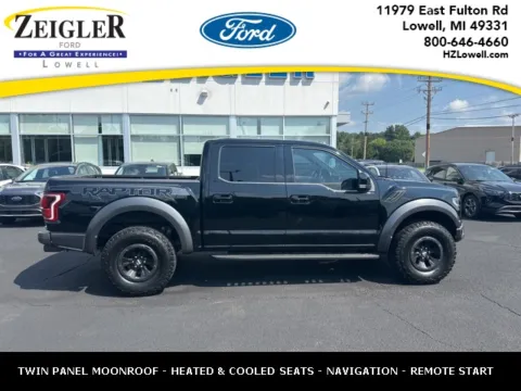 Black 2018 Ford F-150 Raptor for sale in Lowell, MI