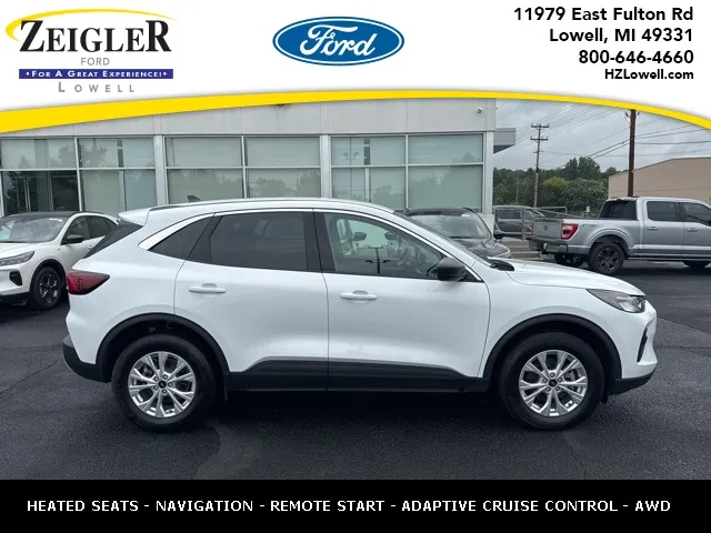 White 2023 Ford Escape Active for sale in Lowell, MI