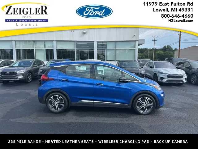 Blue 2019 Chevrolet Bolt EV Premier for sale in Lowell, MI