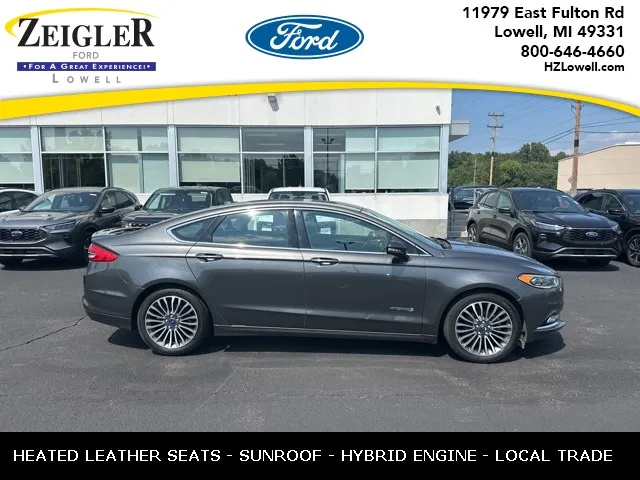2017 Ford Fusion Hybrid Titanium for sale in Lowell, MI