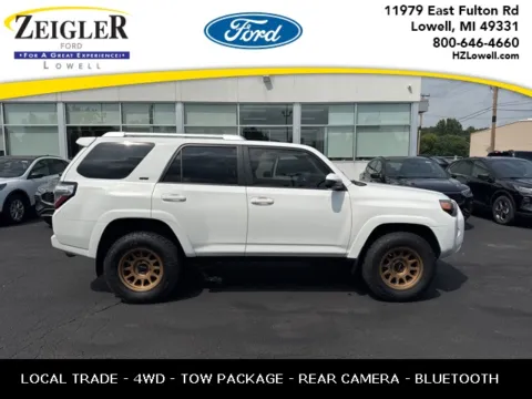 White 2015 Toyota 4Runner SR5 for sale in Lowell, MI