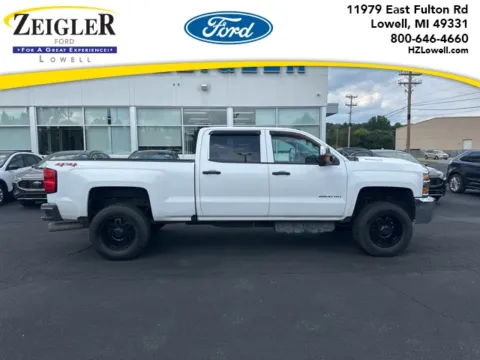 White 2019 Chevrolet Silverado 2500HD Work Truck for sale in Lowell, MI