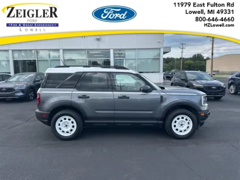 Gray 2024 Ford Bronco Sport Heritage for sale in Lowell, MI