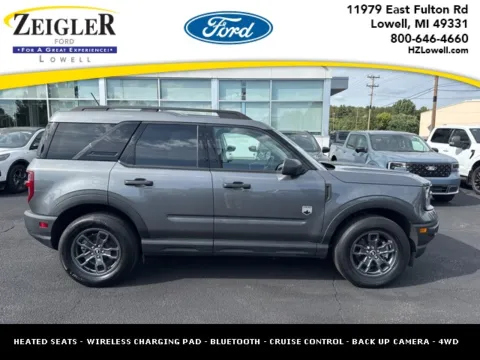 Gray 2023 Ford Bronco Sport Big Bend for sale in Lowell, MI