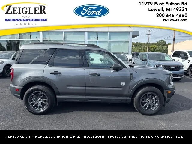 Gray 2023 Ford Bronco Sport Big Bend for sale in Lowell, MI