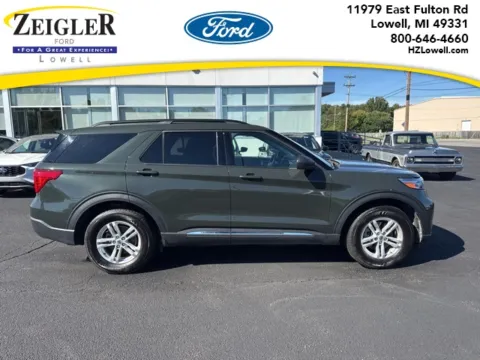 Green 2022 Ford Explorer XLT for sale in Lowell, MI