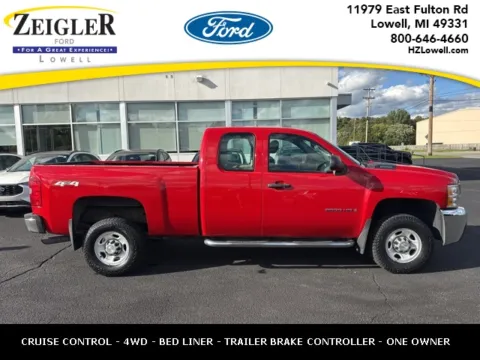 Red 2009 Chevrolet Silverado 2500HD Work Truck for sale in Lowell, MI