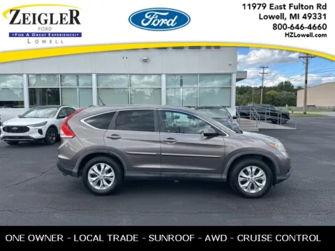 Gray 2012 Honda CR-V EX for sale in Lowell, MI