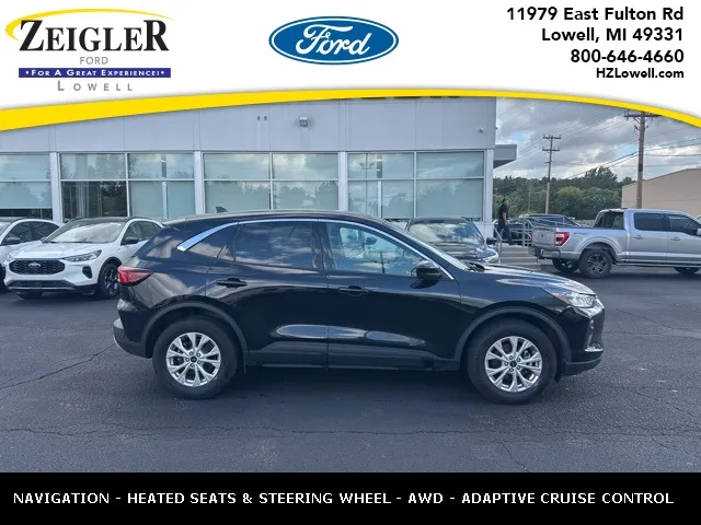 Black 2023 Ford Escape Active for sale in Lowell, MI