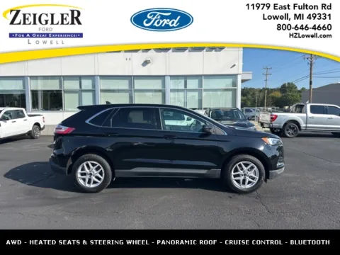Black 2024 Ford Edge SEL for sale in Lowell, MI