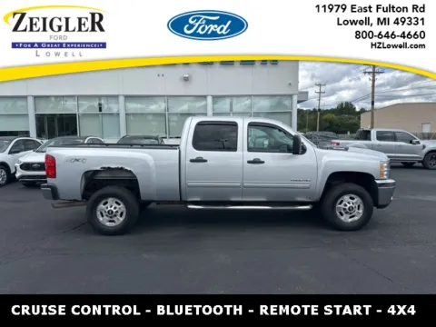 Silver 2012 Chevrolet Silverado 2500HD LT for sale in Lowell, MI