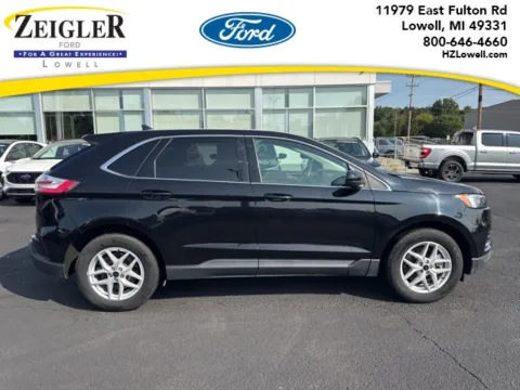 Black 2023 Ford Edge SEL for sale in Lowell, MI