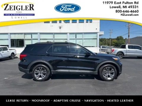 Black 2023 Ford Explorer XLT for sale in Lowell, MI