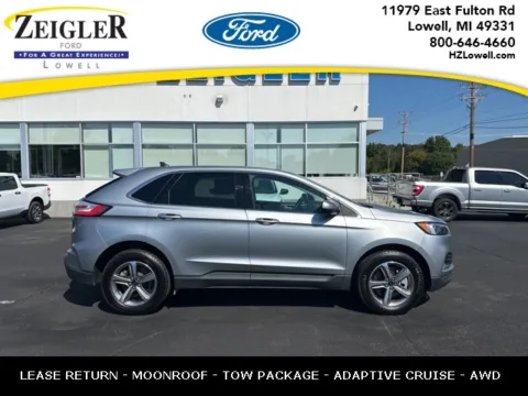 Silver 2024 Ford Edge SEL for sale in Lowell, MI
