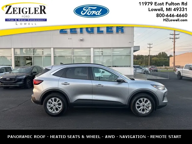 Silver 2023 Ford Escape Active for sale in Lowell, MI