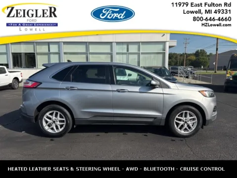 Silver 2023 Ford Edge SEL for sale in Lowell, MI