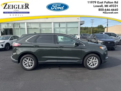 Green 2023 Ford Edge SEL for sale in Lowell, MI