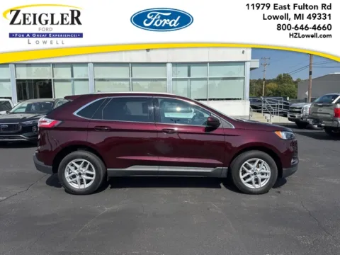 Red 2024 Ford Edge SEL for sale in Lowell, MI