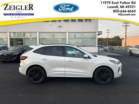 White 2023 Ford Escape ST-Line Elite for sale in Lowell, MI