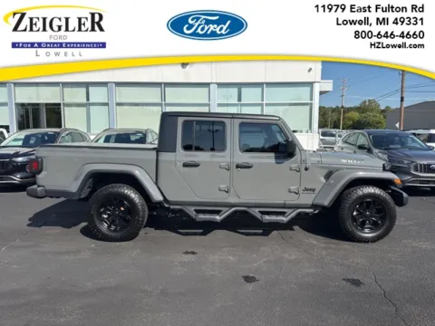 Gray 2021 Jeep Gladiator Willys for sale in Lowell, MI