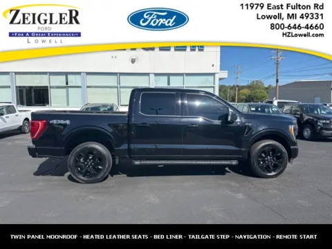 Black 2023 Ford F-150 XLT for sale in Lowell, MI