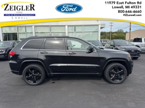 Black 2015 Jeep Grand Cherokee Altitude for sale in Lowell, MI