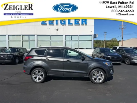 Gray 2019 Ford Escape Titanium for sale in Lowell, MI