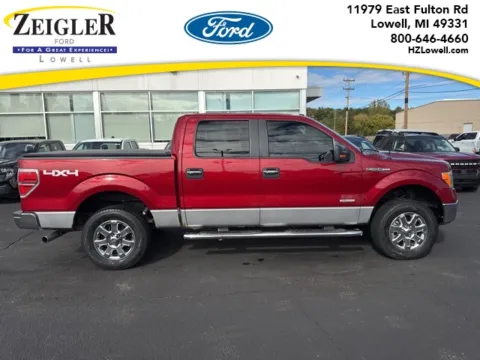 Red 2013 Ford F-150 XLT for sale in Lowell, MI
