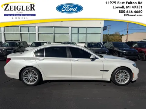 White 2013 BMW 7 Series 750Li xDrive for sale in Lowell, MI