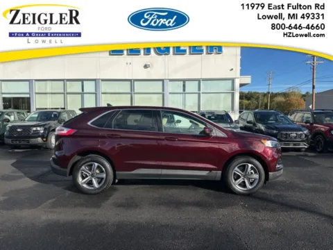 Red 2024 Ford Edge SEL for sale in Lowell, MI