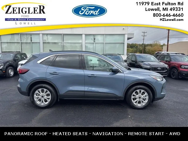Blue 2023 Ford Escape Active for sale in Lowell, MI