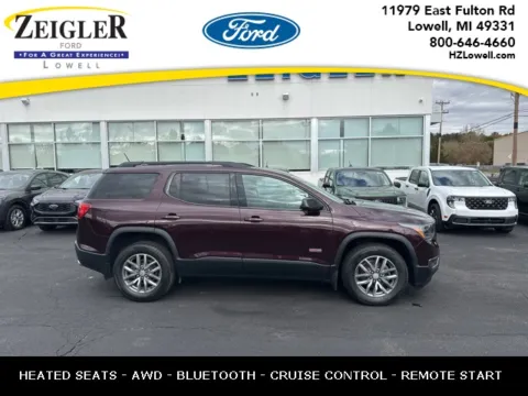Black 2017 GMC Acadia SLE-2 for sale in Lowell, MI