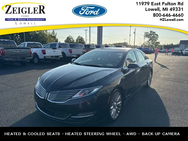 Black 2015 Lincoln MKZ for sale in Lowell, MI