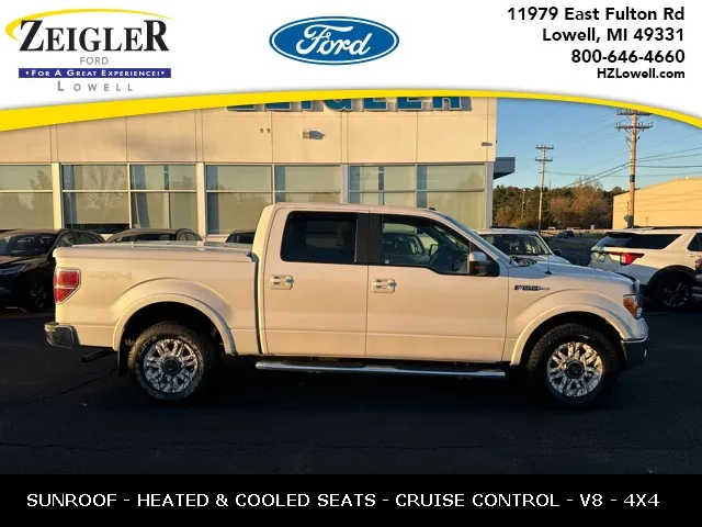 White 2010 Ford F-150 Lariat for sale in Lowell, MI