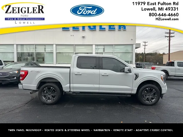 Gray 2023 Ford F-150 Lariat for sale in Lowell, MI