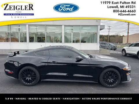 Black 2019 Ford Mustang GT Premium for sale in Lowell, MI