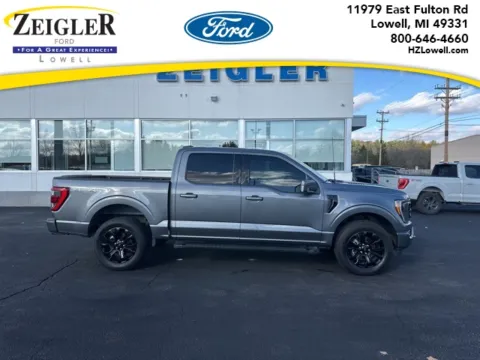 Gray 2023 Ford F-150 Lariat for sale in Lowell, MI