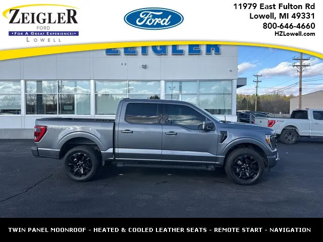 Gray 2023 Ford F-150 Lariat for sale in Lowell, MI