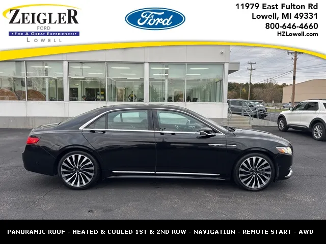 Black 2017 Lincoln Continental Black Label for sale in Lowell, MI