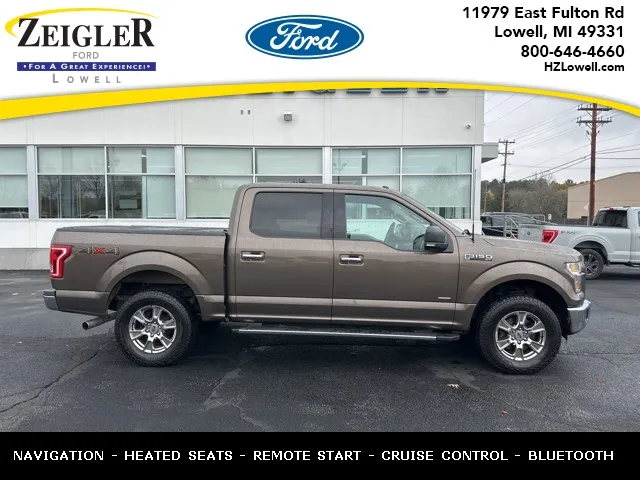Brown 2016 Ford F-150 XLT for sale in Lowell, MI
