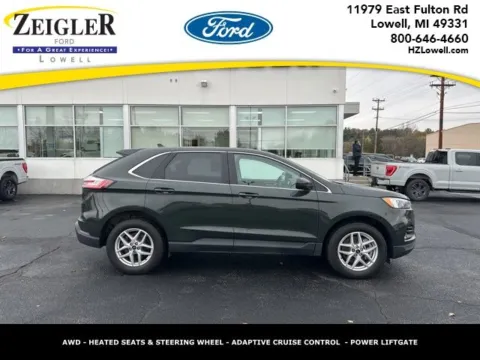 Green 2023 Ford Edge SEL for sale in Lowell, MI
