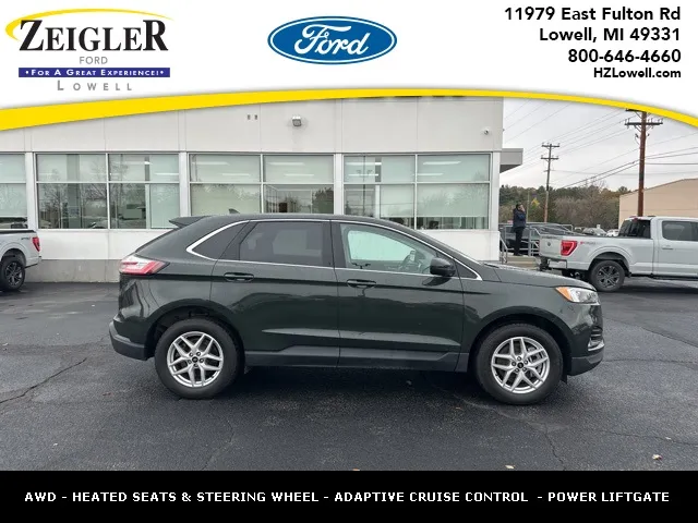 Green 2023 Ford Edge SEL for sale in Lowell, MI