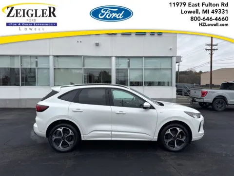 White 2023 Ford Escape ST-Line Select for sale in Lowell, MI