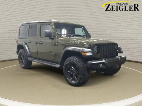 Another view of 2021 Jeep Wrangler Unlimited Willys for sale in Holland, MI at Zeigler GMC of Holland