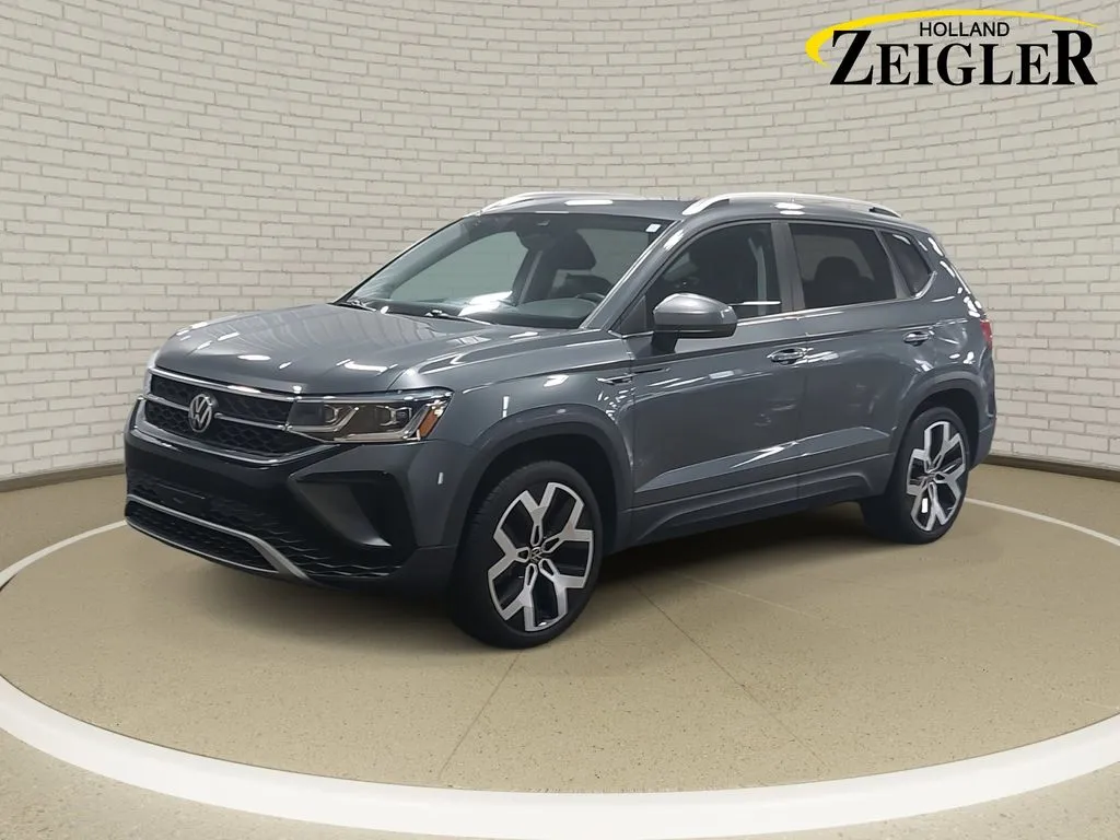 Black 2022 Volkswagen Taos 1.5T SEL for sale in Holland, MI