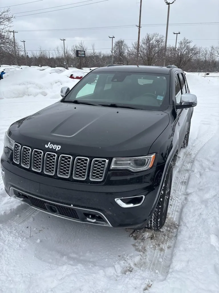 Black 2019 Jeep Grand Cherokee Overland for sale in Holland, MI