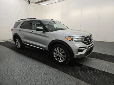 Silver 2022 Ford Explorer XLT for sale in Holland, MI