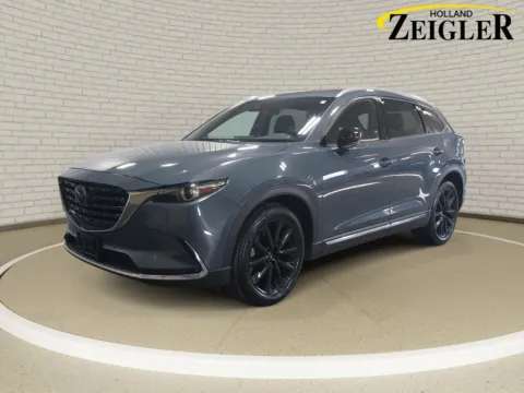 Gray 2023 Mazda CX-9 Carbon Edition for sale in Holland, MI