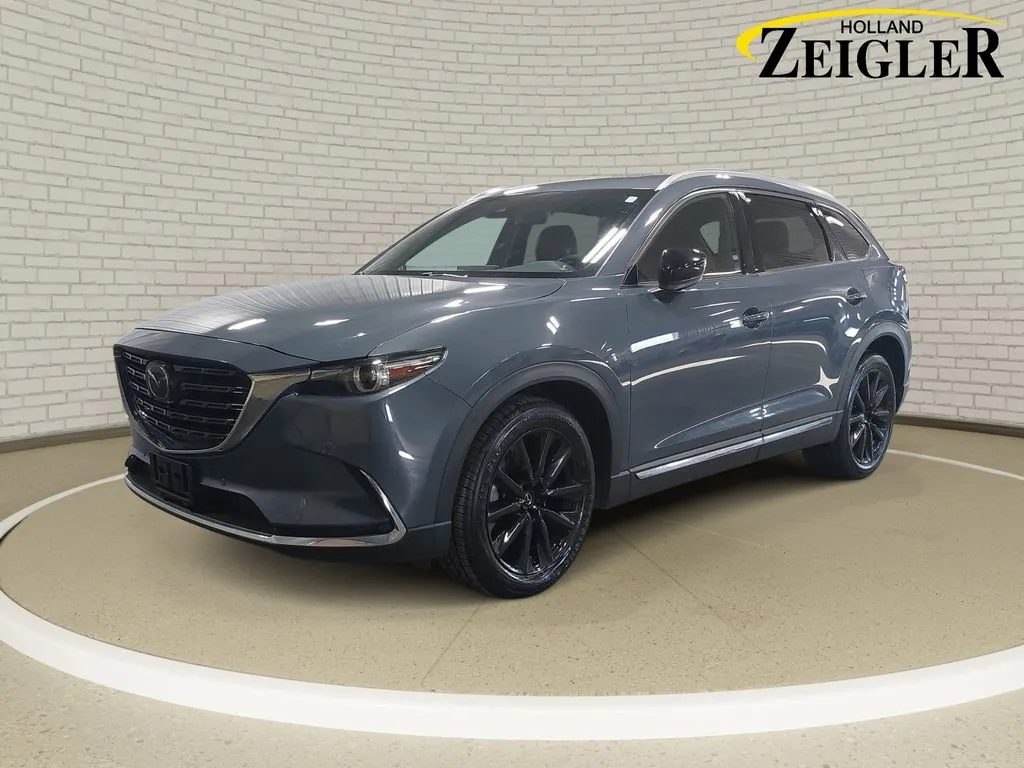 Gray 2023 Mazda CX-9 Carbon Edition for sale in Holland, MI